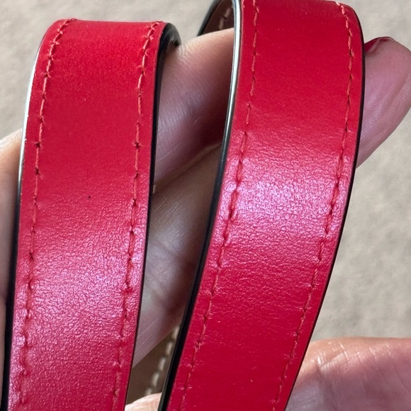 Christian Louboutin straw and leather bag - Picture 5 of 15